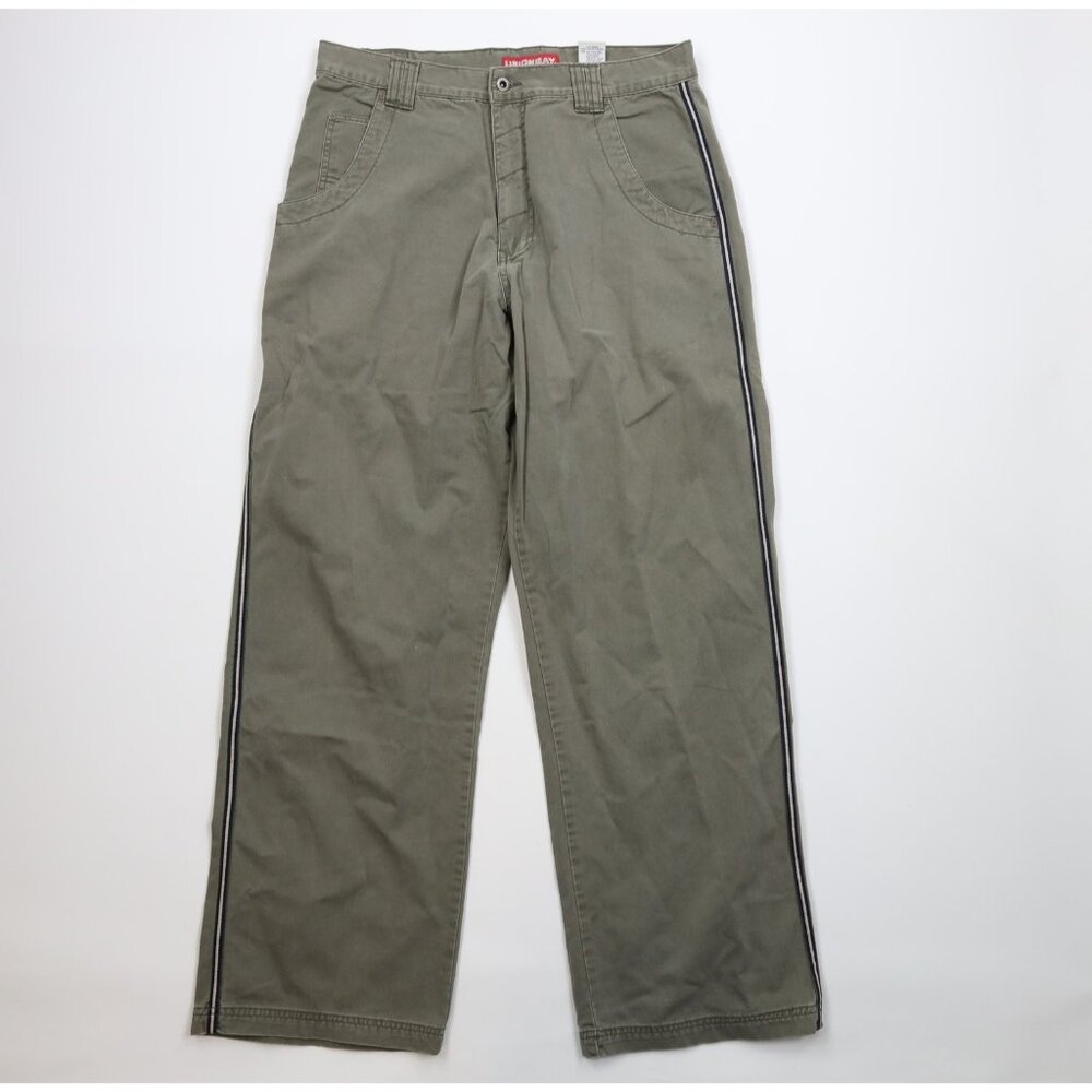 Vtg 90s Y2K Unionbay Skateboarding Mens 36x34 Baggy Big Pocket Wide Leg Pants